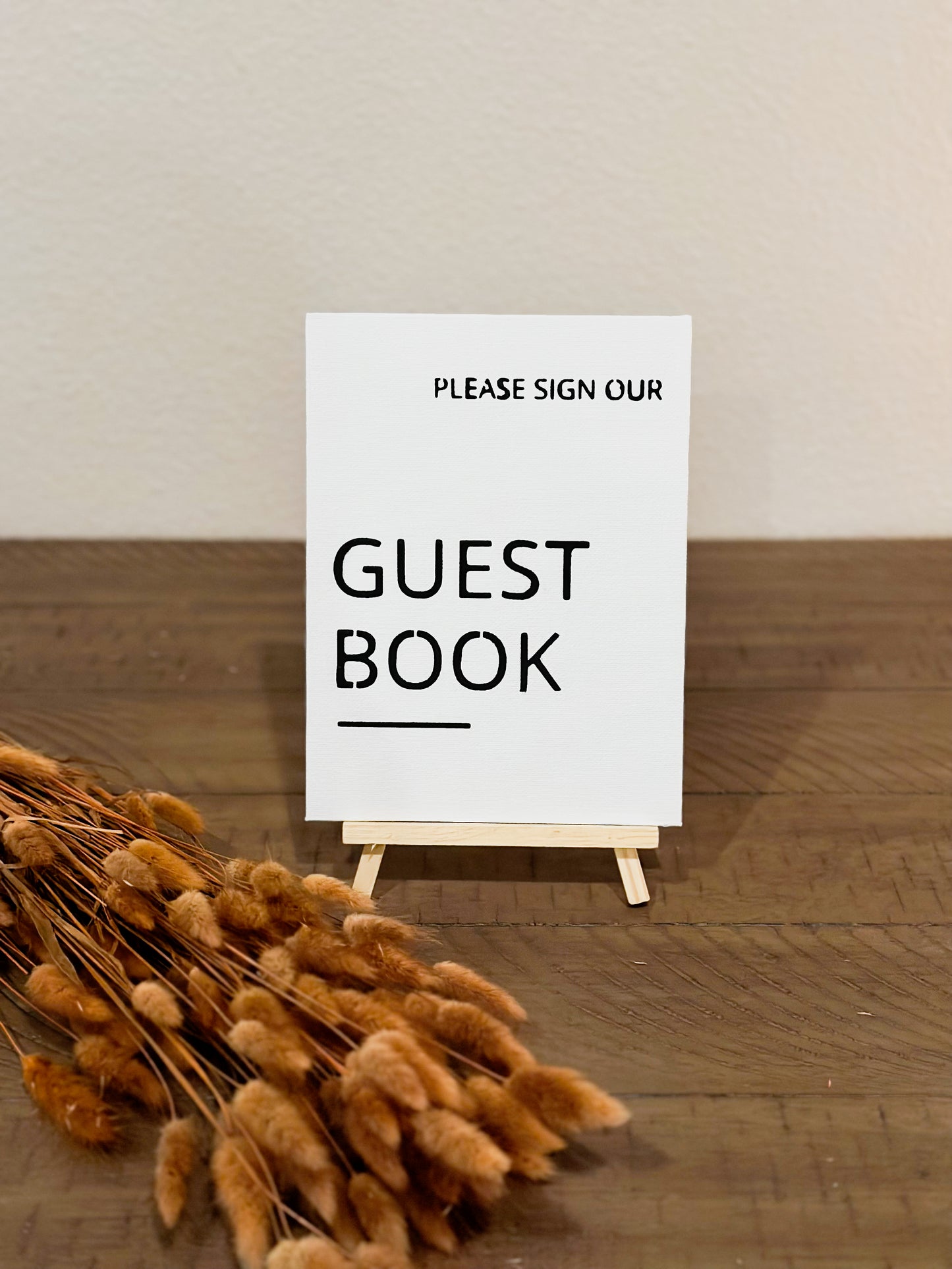 MODERN Guest Book Sign