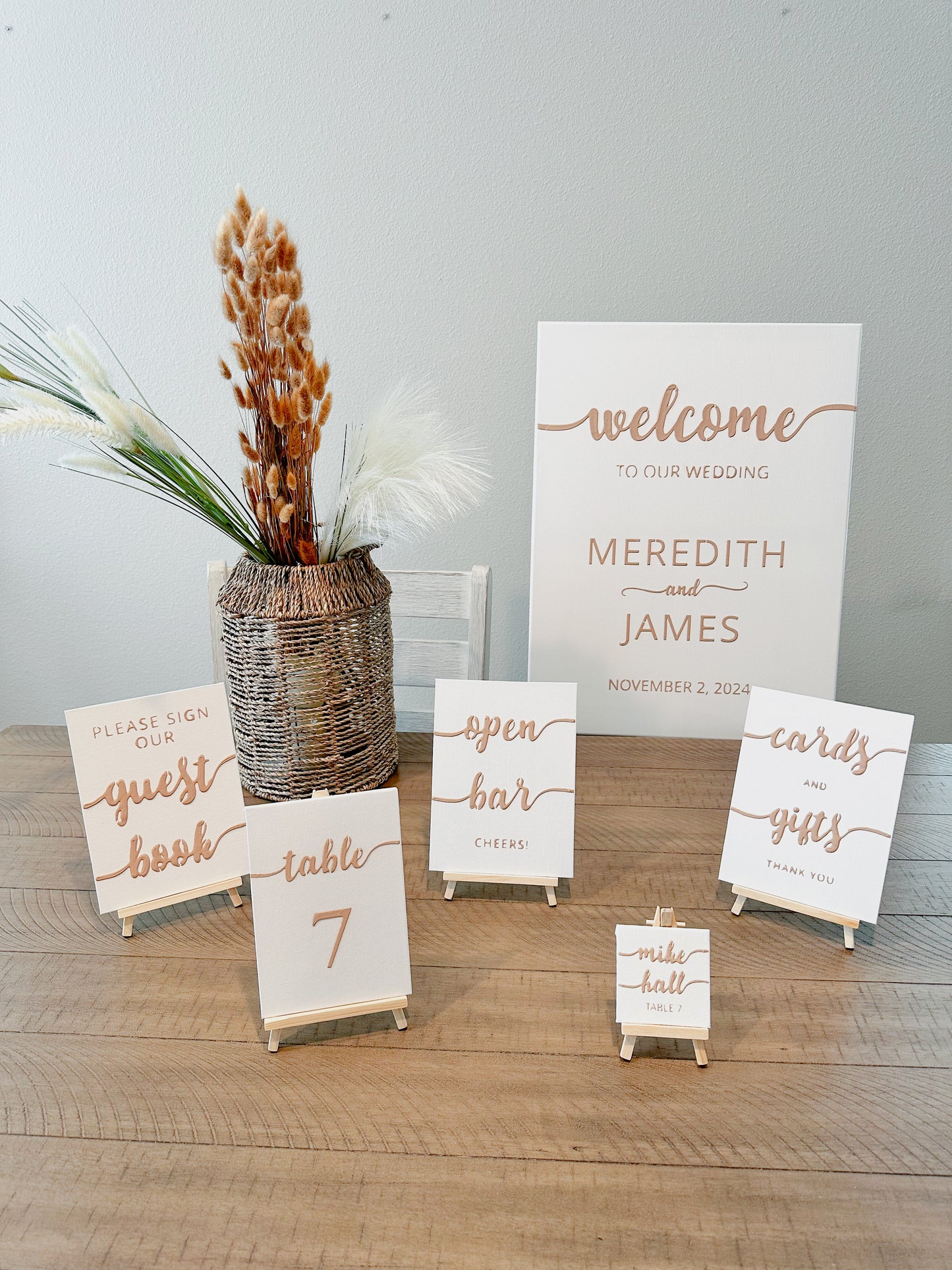 ELEGANT Open Bar Sign